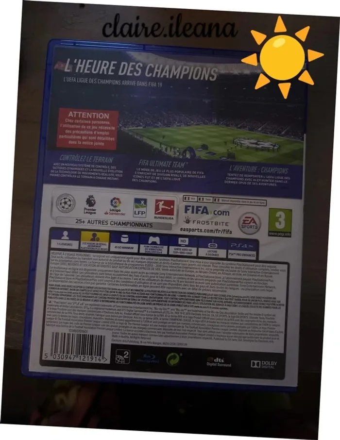 🛑 jeu play4🛑 fifa 2019 - photo numéro 2