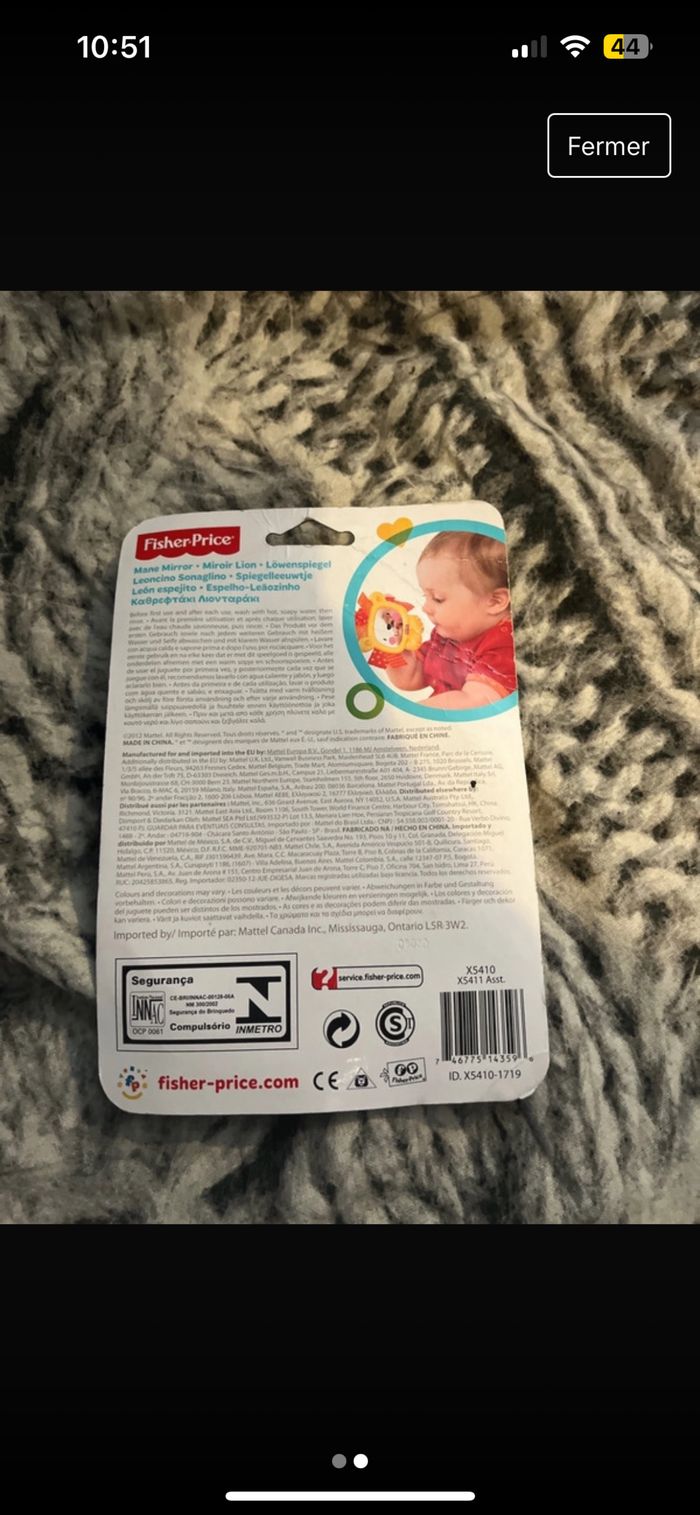 Hochet Fisher Price - photo numéro 2