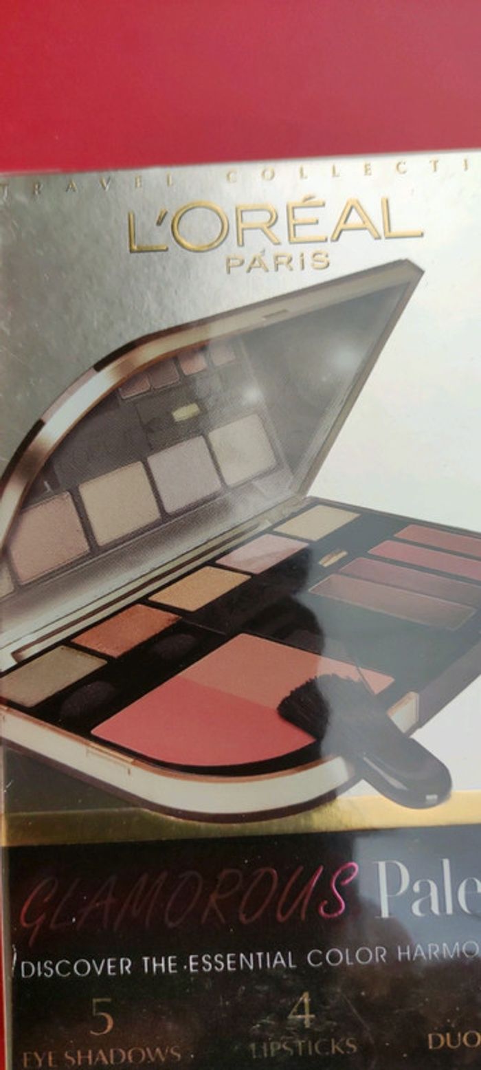 Magnifique pallette de maquillage Glamourous pallette de la marque L'Oréal - photo numéro 6