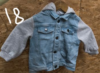 Veste jean sweat 18 mois
