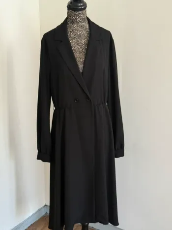 Robe longue portefeuille noire Imperial – Taille S – Très bon état