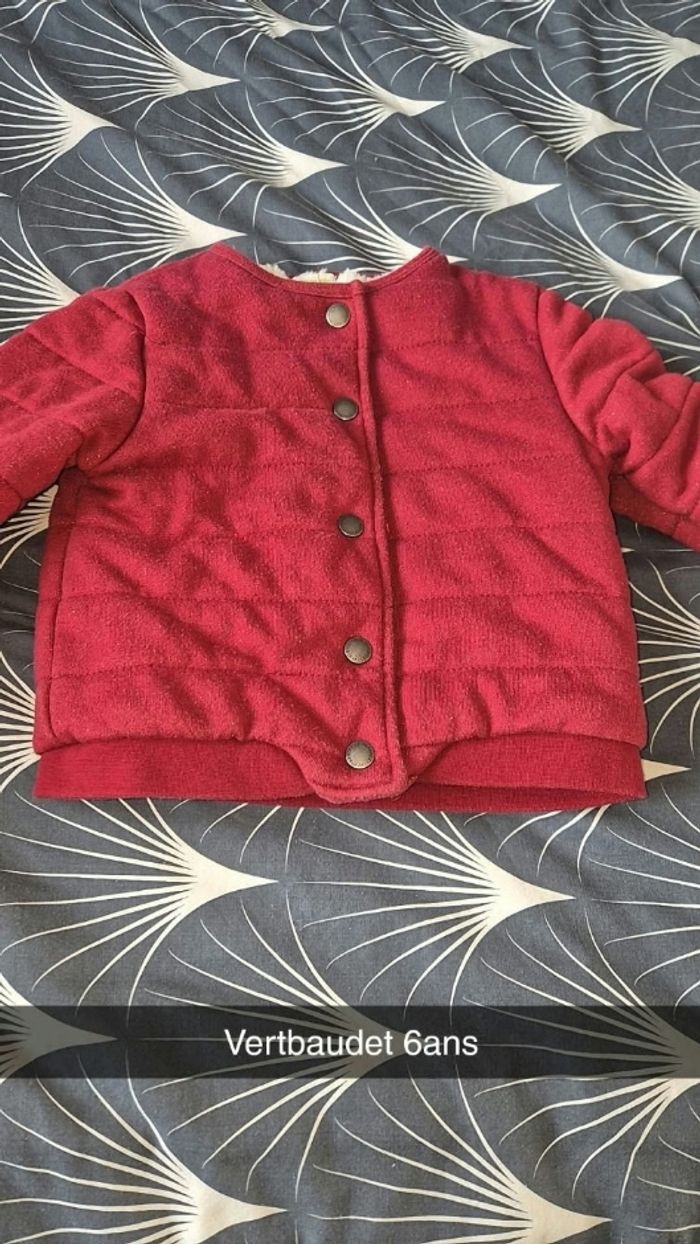 Veste bordeau