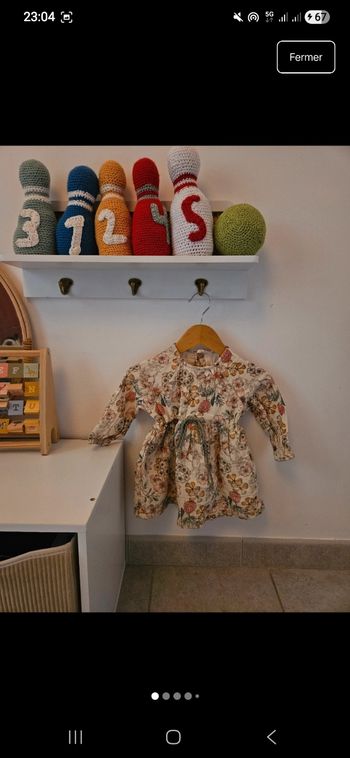 Robe 12 mois vintage