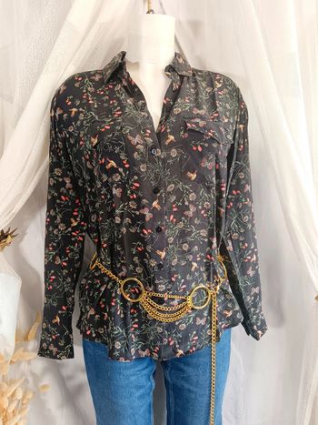 The Kooples | Chemise en soie fleurie | t. Xs