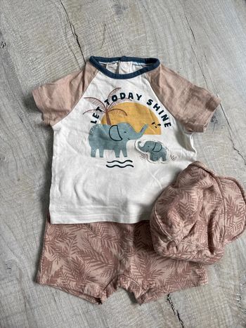 Ensemble confortable éléphant