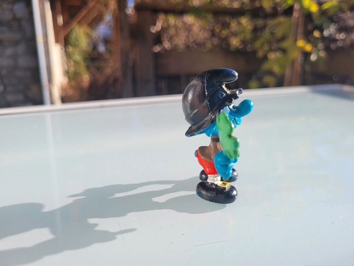 Figurines anciennes Les Schtroumpfs : qui se lave, téléphone, bébé S. Trèfle 🍀 - photo numéro 19