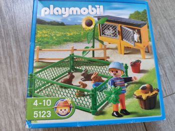 Enclos a lapins playmobil neuf