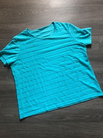 Tee shirt turquoise