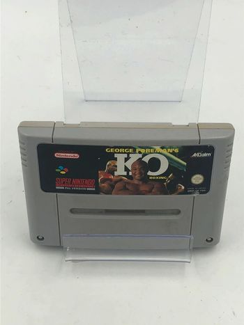 Jeu vidéo George Foreman’s K.O Boxing sur console Super Nintendo