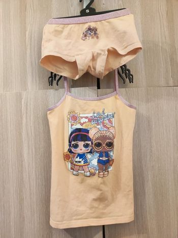Pyjama short abricot lol suprise 7 ans