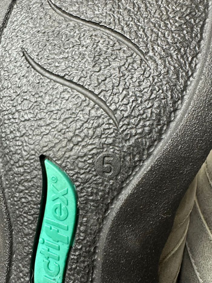 chaussures a scratch Actiflex confort ++ 38/ (taille 5) daim gris taupe - photo numéro 8