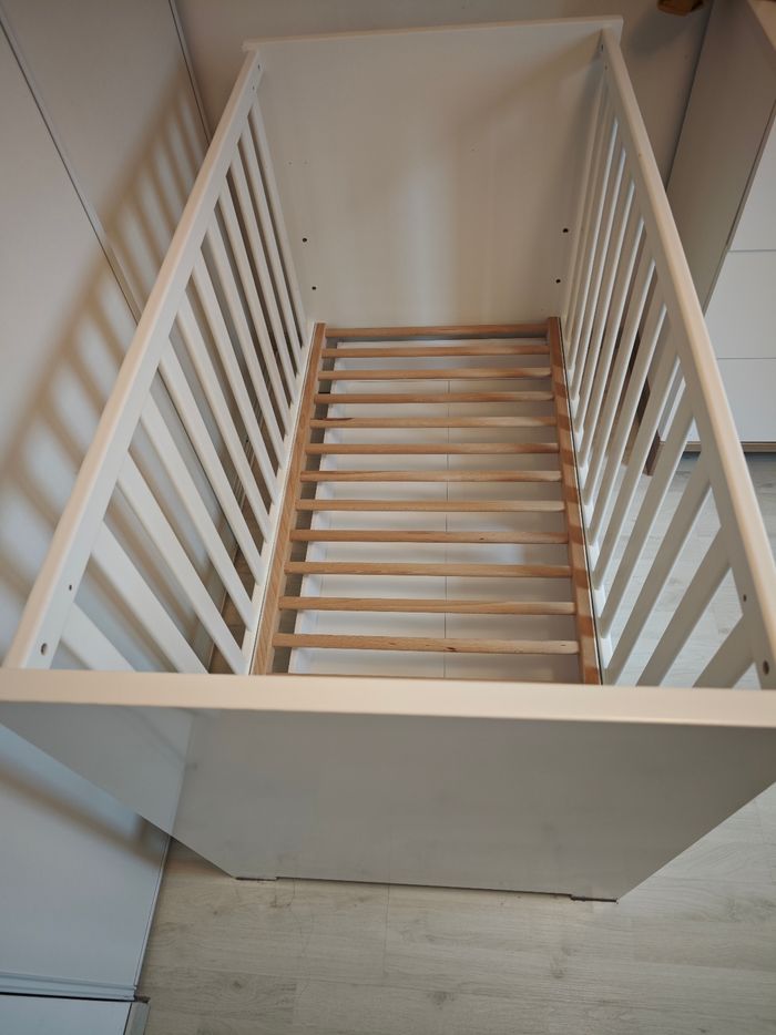 Lit bébé à barreaux bébé Sauthon 120x60 de 2022 fabriqué en France - photo numéro 7