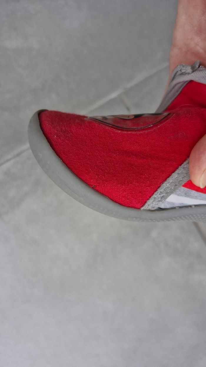 Chaussons botillons rayés Mickey enfant pointure 25 - photo numéro 10