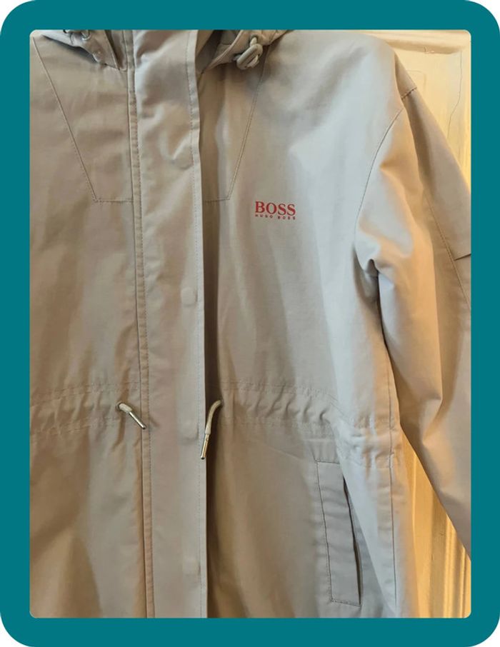 Parka trench mixte déperlante capuche 10 ans - Hugo Boss - photo numéro 3
