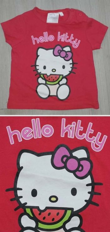 T-shirt rouge Hello Kitty motif pastèque - 6 mois (68 cm)