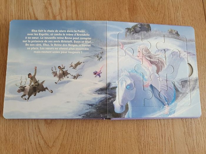 Livre puzzle La Reine des Neiges 2 - photo numéro 2