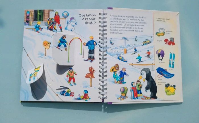 Livre animé à volets Les P'tits Juniors : 🏔 La Montagne  🏞 41 - photo numéro 11