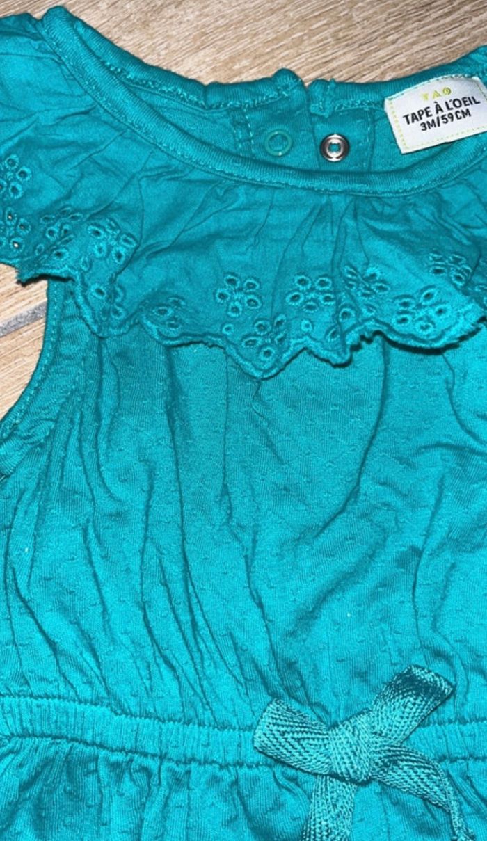 Robe en coton avec détails volants - photo numéro 3