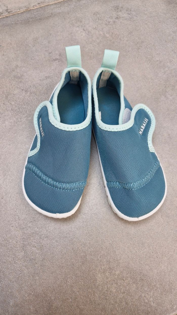 Chaussures aquatiques bébé aquashoes vert Nabaiji - photo numéro 3