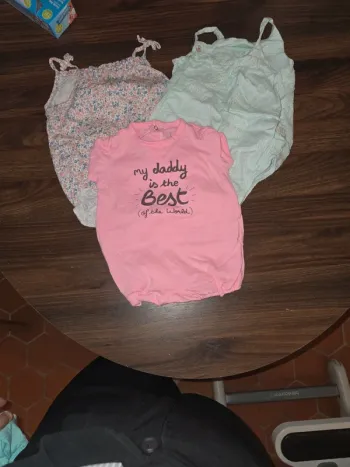 Lot de 3 grenouillère 6 mois