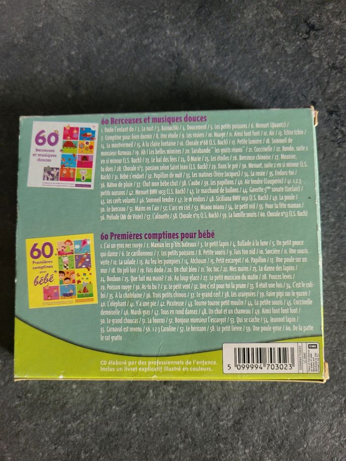 2 CD Berceuses / comptines - photo numéro 2