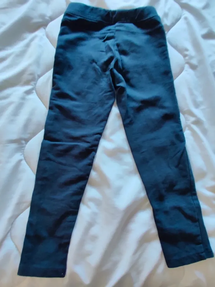 Lot 2 jeggings fille 4 ans - photo numéro 3
