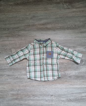 Chemise à carreaux 9 mois