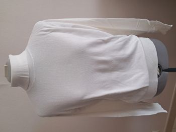 Pull col roulé blanc / écru H&M taille M