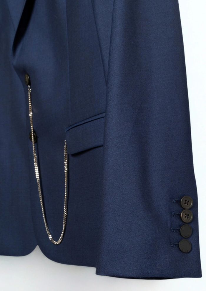 Veste blazer costume bleu marine • Blue navy suit blazer jacket The Kooples Taille 48 (M) - photo numéro 4
