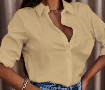 Chemise beige femme xxl