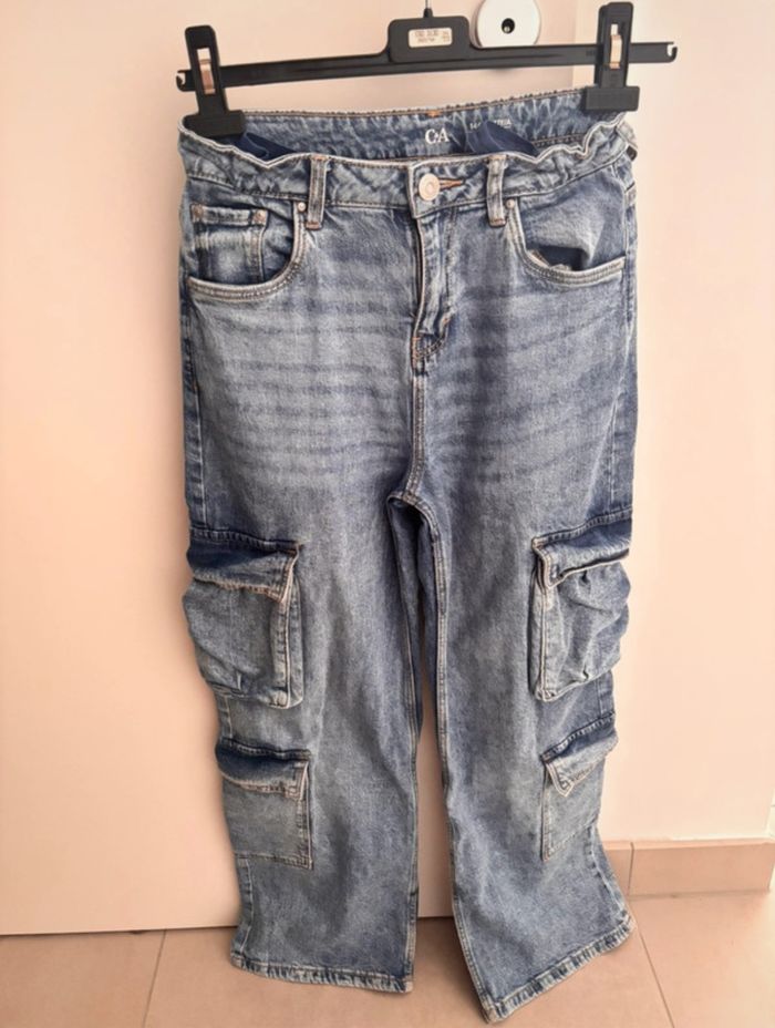 Jean cargo 11 ans fille C&A