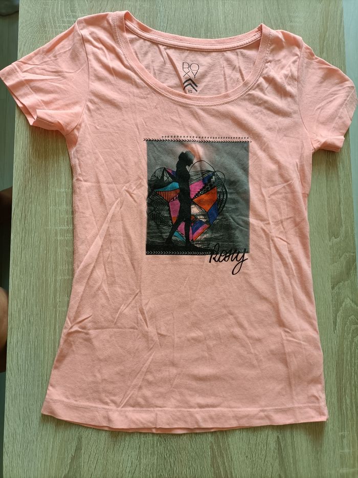 T-shirt orange/saumon - fille xs