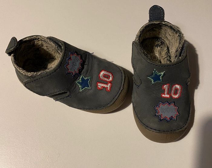 Chaussons / chaussures fourrés Vertbaudet pointure 18 - photo numéro 3