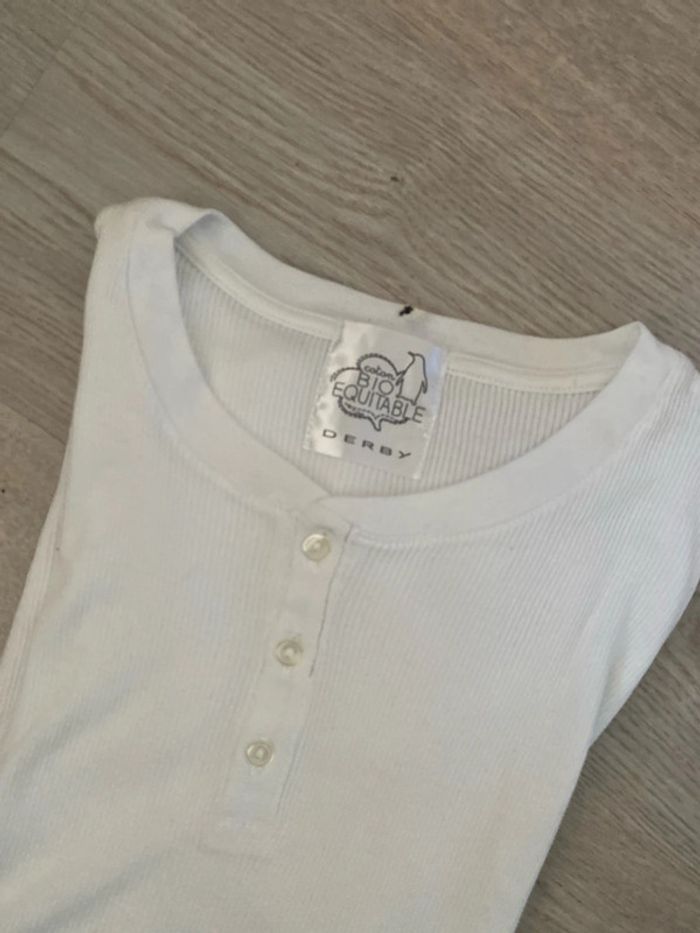Tee shirt T-shirt Derby coton bio  taille S Neuf - photo numéro 2
