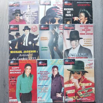 Lot 9 magazines Michael Jackson Nations Of Magic