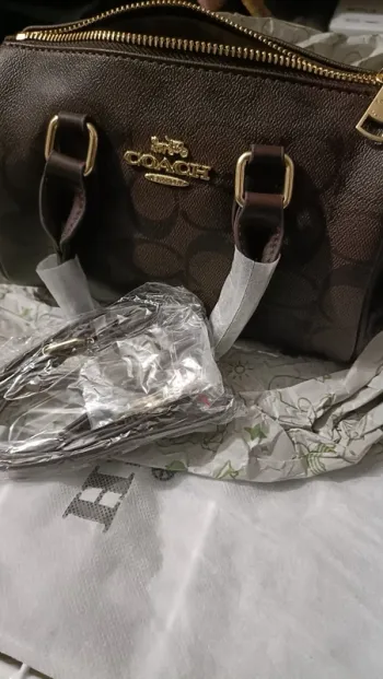 Petit Sac a main a new York marron