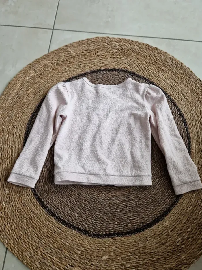 Joli gilet à pressions Gémo fille taille 4 ans - photo numéro 2