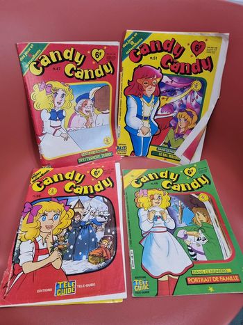 lot de 4 candy teleguide (dont 1 poster et 6 autocollants)