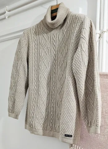 Pull Épais Torsades Laine Woolmark Saint James Taille 42