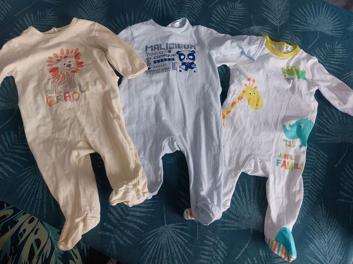 3 pyjamas été 6m kitchoun