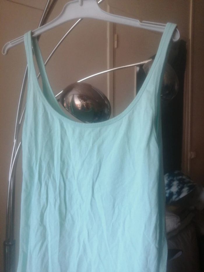 🌸Top péplum bretelles bleu clair Taille 40 "Bershka" 🌸 - photo numéro 2