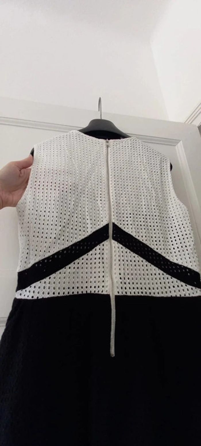 Robe cocktail Zapa 42 noir et blanc - photo numéro 6