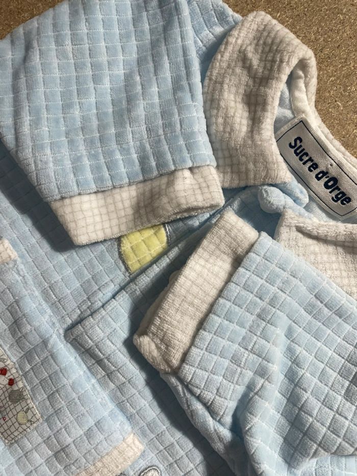 Pyjama garçon sucre d’orge 3 mois - photo numéro 7