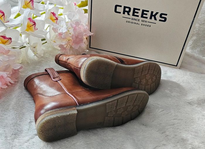 Bottes Bottines Cuir Zip Creeks T34 - photo numéro 2