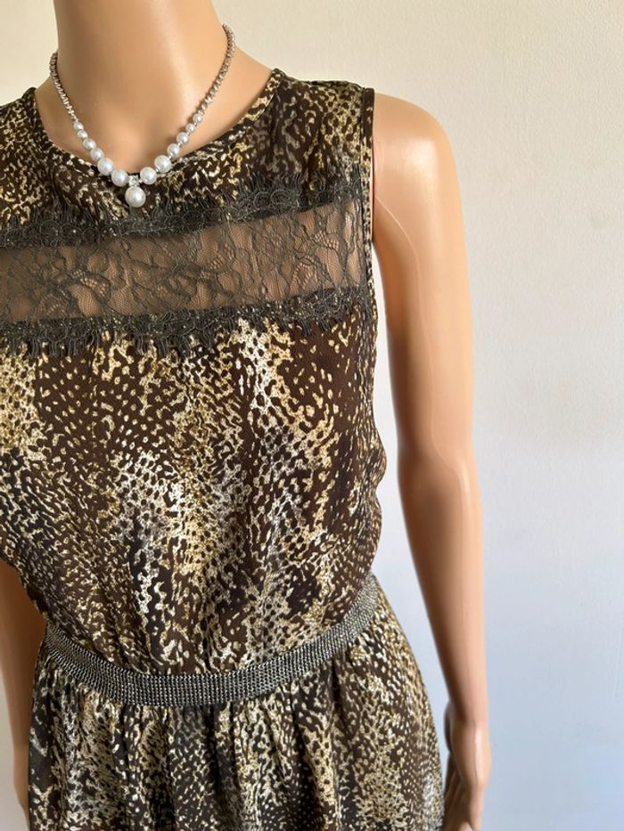 Robe imprimée sans manches Morgan taille 36 excellent état - photo numéro 6