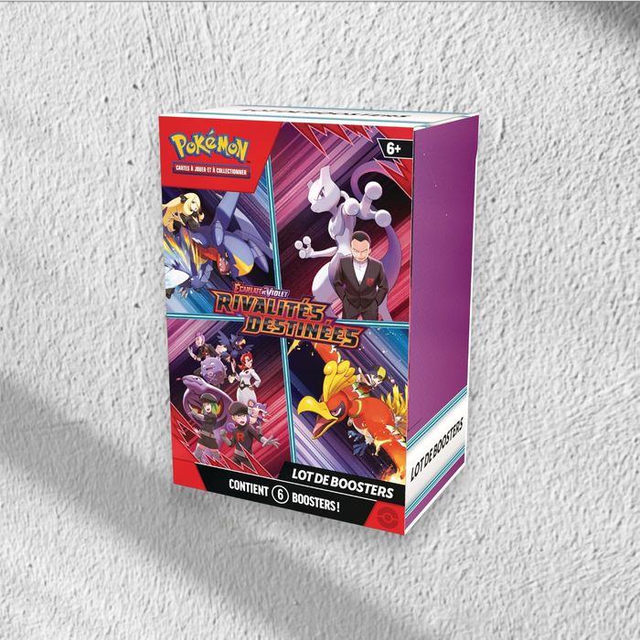 Pokémon 🇫🇷 Lot 6 Boosters EV10 | Écarlate & Violet – Rivalités Destinées [Scellé] - photo numéro 2