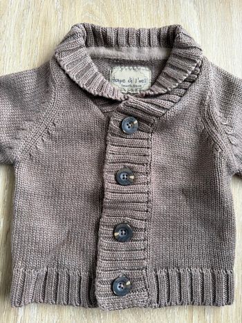 Gilet -1 mois - tape à l’œil 