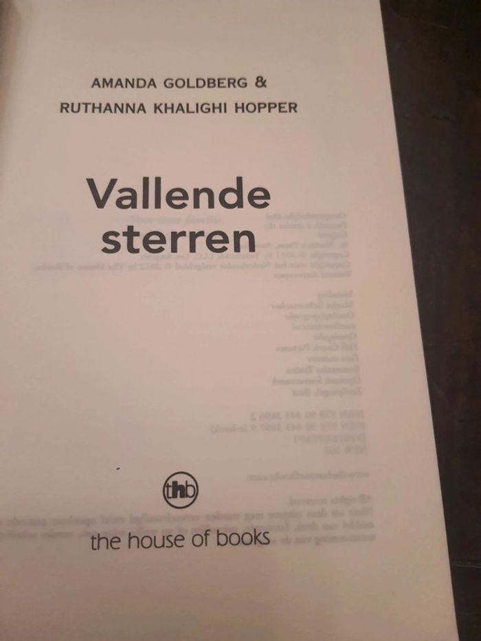 Boek Vallende Sterren Bestsellerauteurs - photo numéro 4