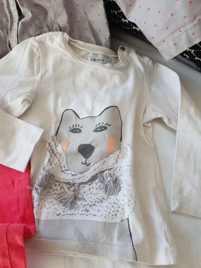 Lot ensemble veste imperméable bébé fille 2 ans Ikks Dpam Okaidi - photo numéro 8