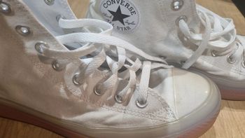 Converse haute t37 blanche originales